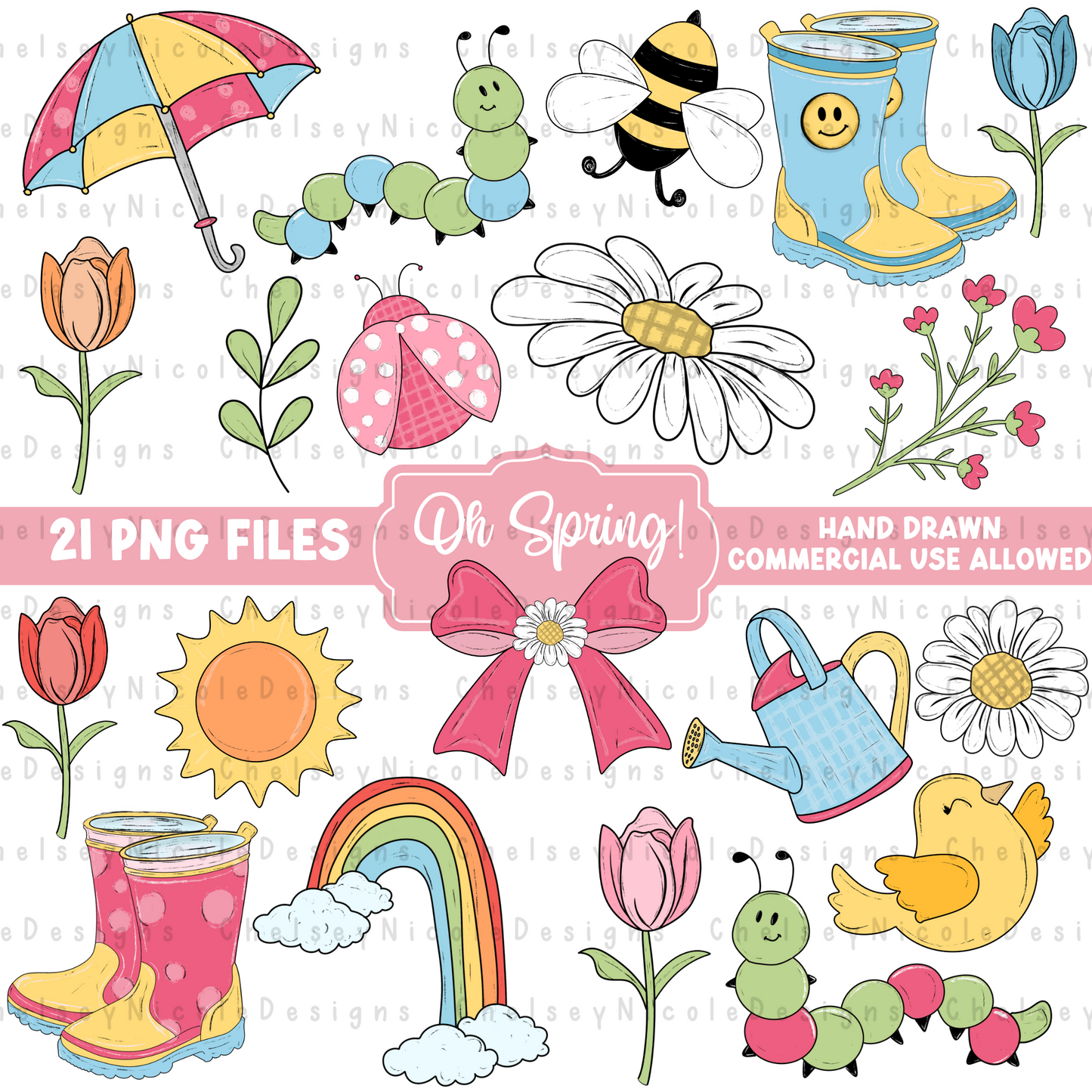 "Oh Spring" Clipart Bundle