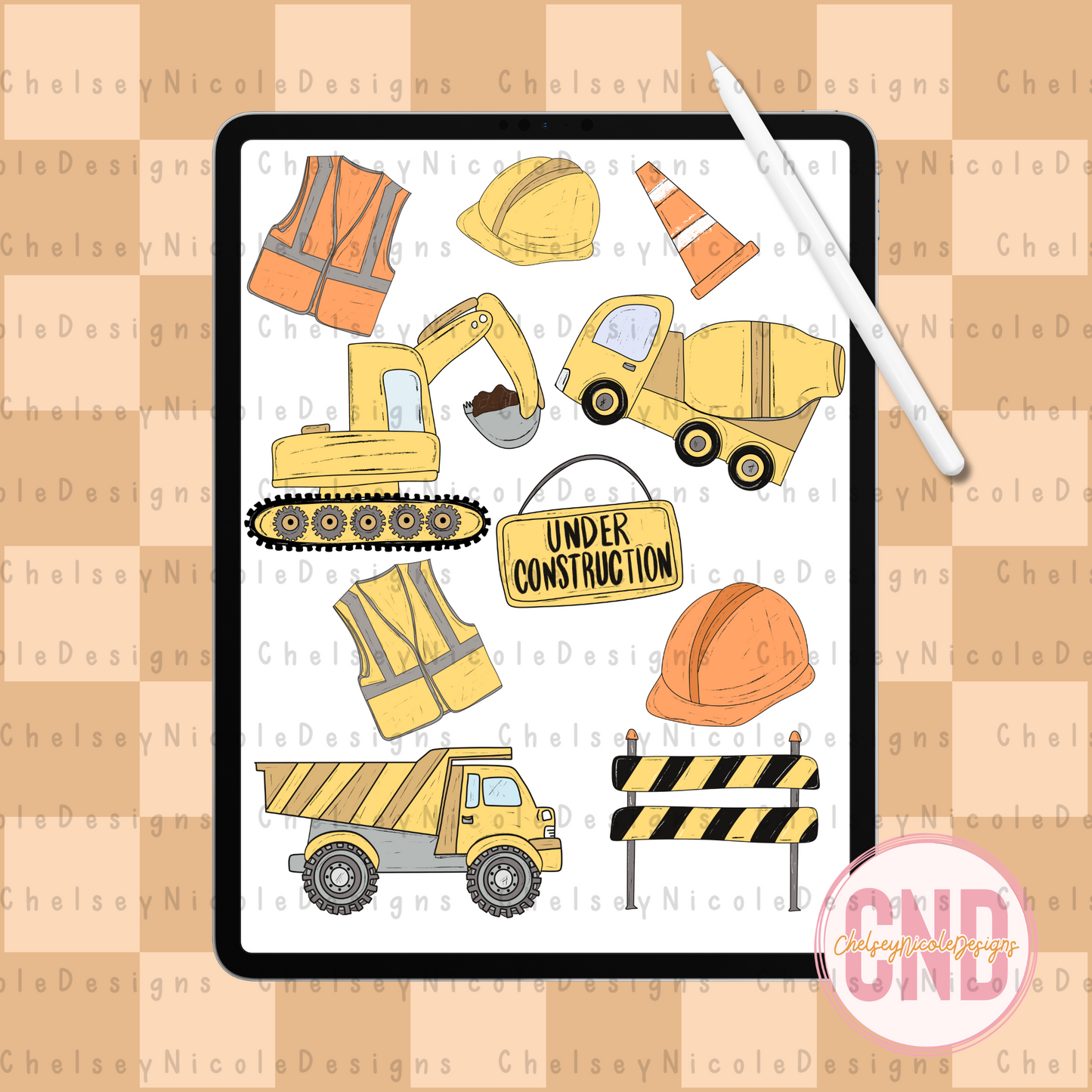 Under Construction Clip Art Set