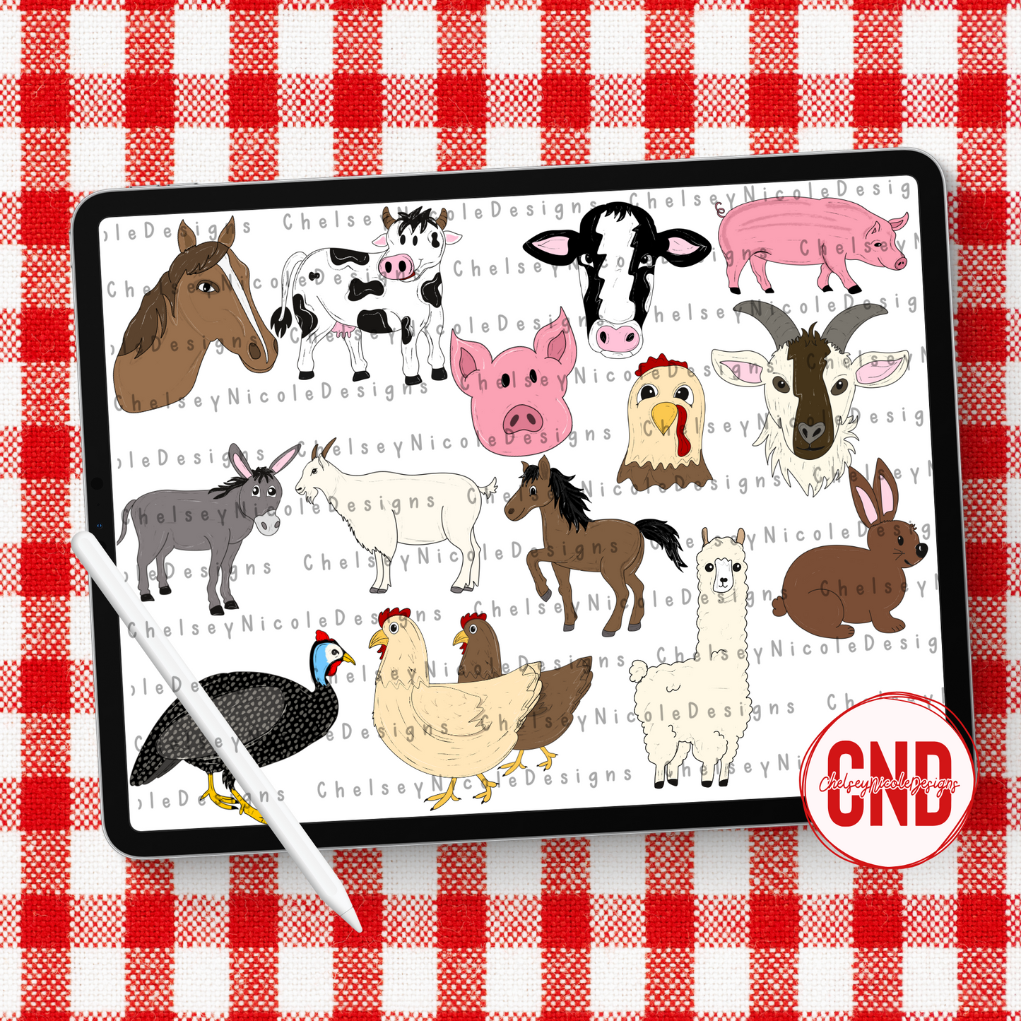 On The Farm Clipart Bundle