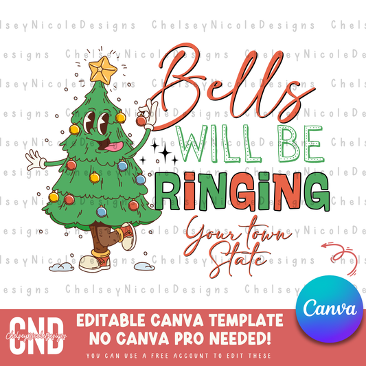 Bells Will Be Ringing - Retro - Canva Template