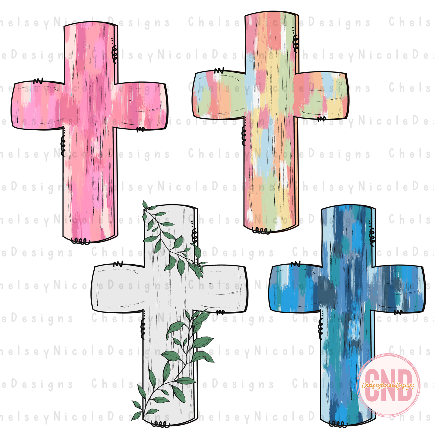 He Is Risen Clipart Bundle