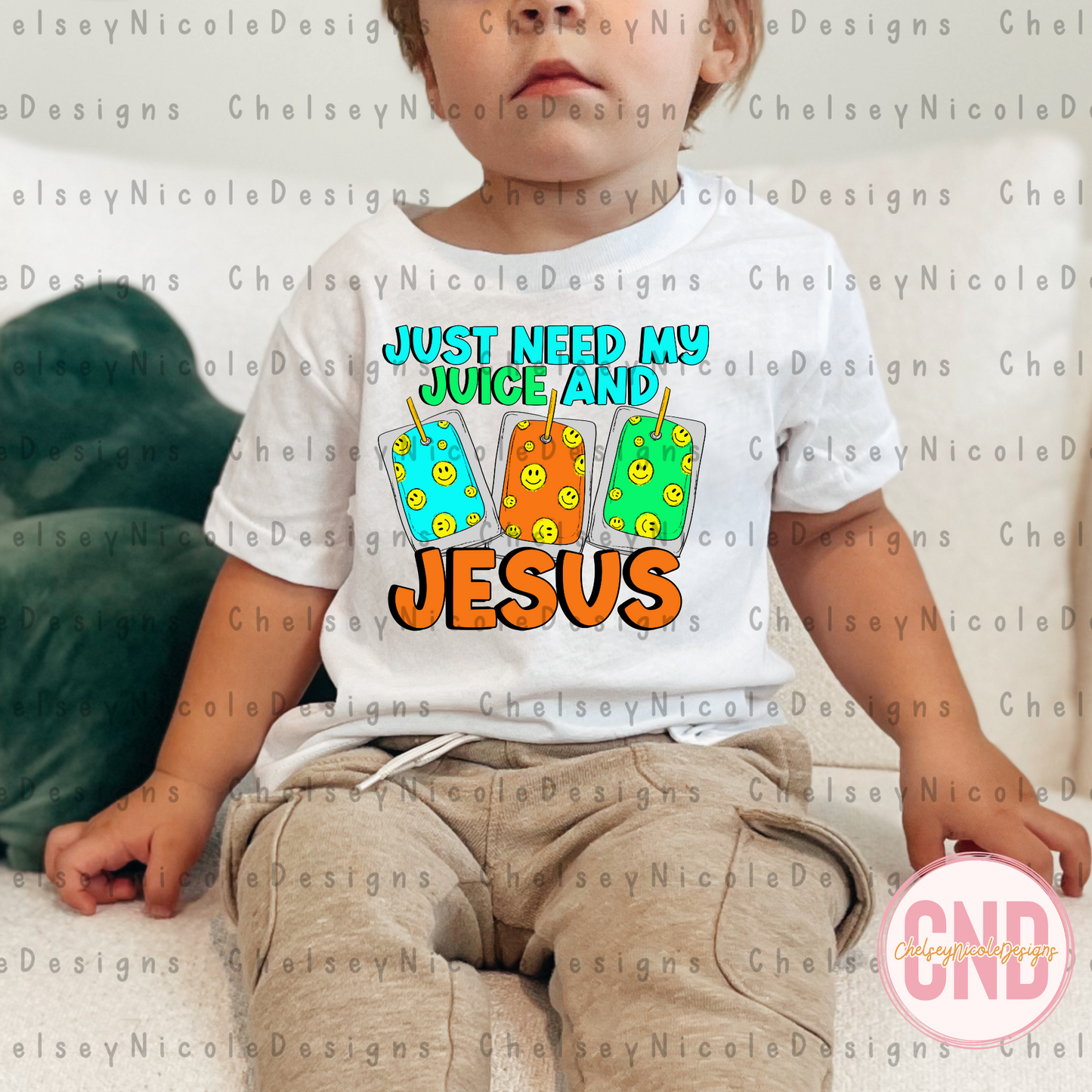 I just need my juice and Jesus PNG - Retro Bright Christian PNG - Happy Juice Pouch - Juice and Jesus - 2 PNG files