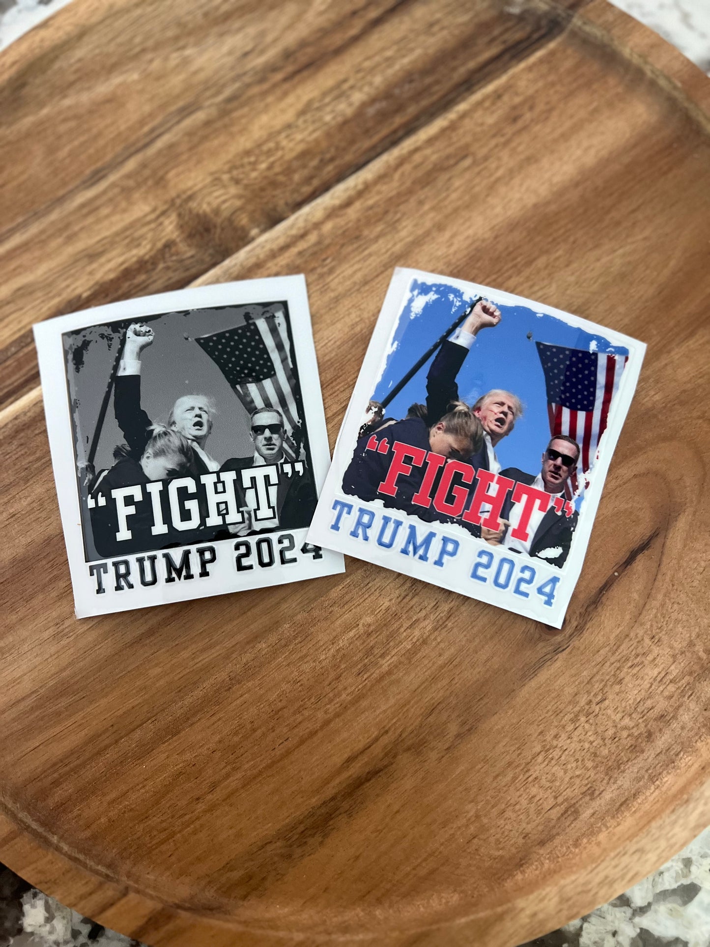 Trump UV DTF Sticker - FIGHT 2024 - MAGA