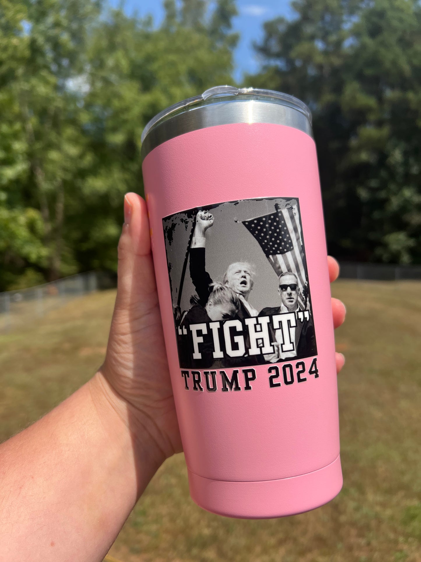 Trump UV DTF Sticker - FIGHT 2024 - MAGA