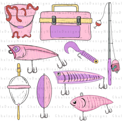 "Go Fish" Clipart Bundle