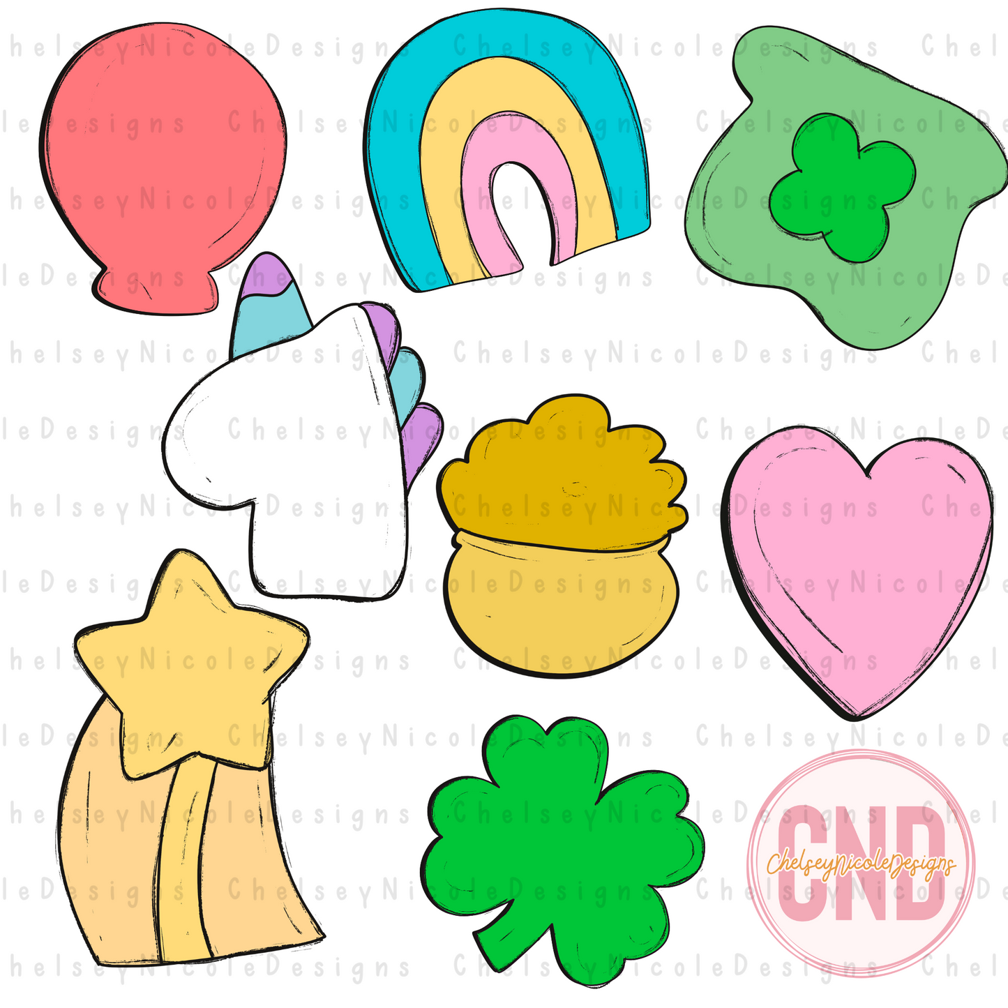 Charms Clip Art Bundle