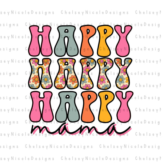 Happy Mama PNG | Retro Boho PNG | retro mama png