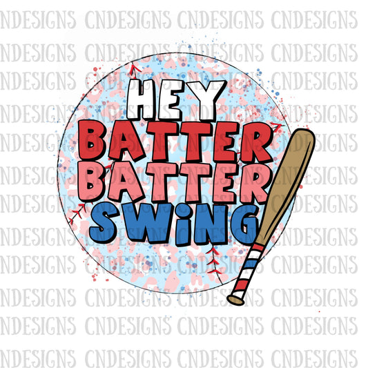 Hey batter batter swing PNG | Baseball PNG | Baseball design for sublimation