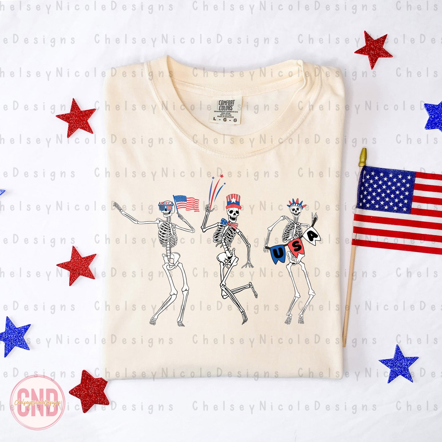 Dancing 4th of July Skeletons | 4th Of July Skeletons| Dancing Skeltons Patriotic | 4th of July Digital Designs | Trending PNG