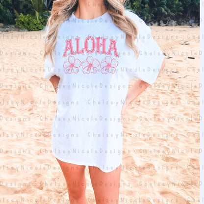 Aloha PNG | Simple Hawaiian PNG | Simple Summer PNG | Pink Aloha png | Simple Summer Digital Design | Trending png