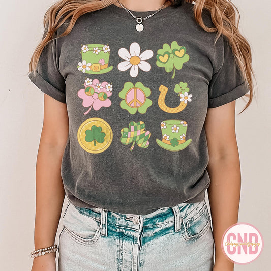 Pastel Retro St Patricks PNG, Girly St Paddys PNG, Retro Pastel St Patricks Day T shirt design, Girl St Patricks Design, Girly PNG, Trending