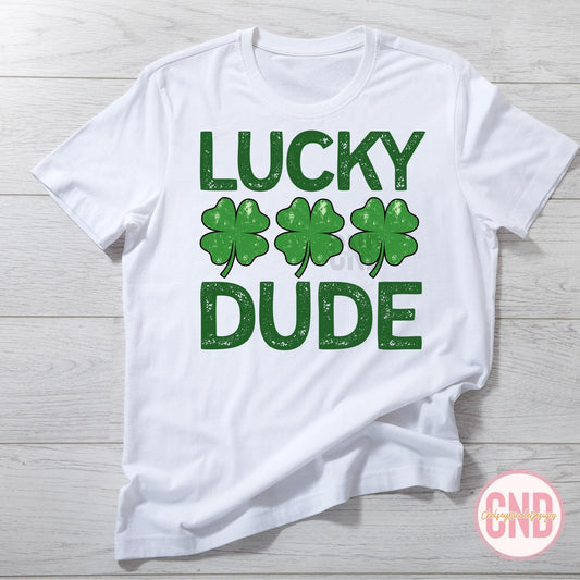 Lucky Dude PNG, St Patricks Boy Design, St Patricks Boy PNG, St Paddy PNG, Lucky Dude Tshirt design, Sublimation design, Trending Boy design