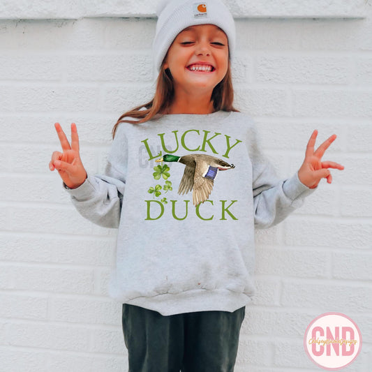 Lucky Duck PNG, Mallard St Patricks PNG, Lucky Duck Design, Southern Design, Boys St Patricks PNG, Mallard Duck png